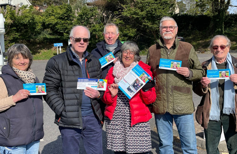 Campaigning in Lyme and Charmouth!