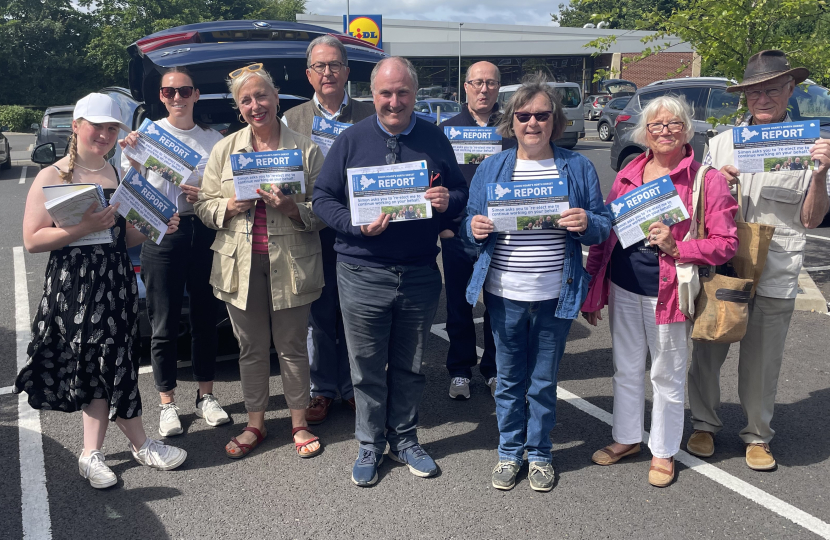 Campaigning in Shaftesbury