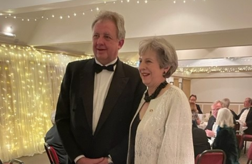 Rt. Hon. Theresa May with David Sidwick Dorset Police and Crime Commissioner