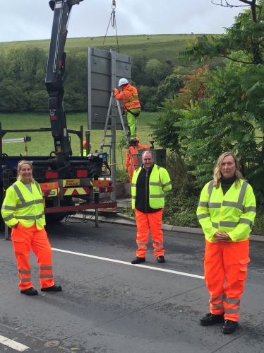 Simon Hoare MP at Dinah's Hollow, Melbury Abbas