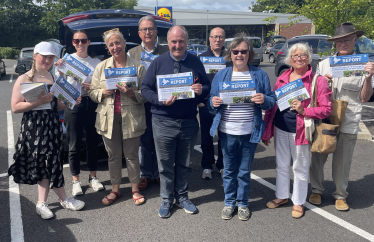 Campaigning in Shaftesbury