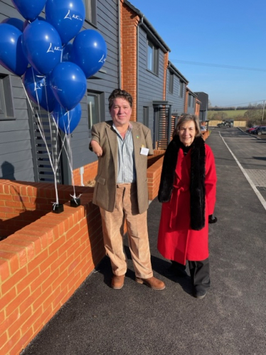 Cllrs Graham Carr-Jones and Pauline Batstone